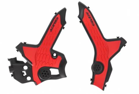 CRF300L'21-26 - Acerbis X-Grip Frame Guards Red/Black